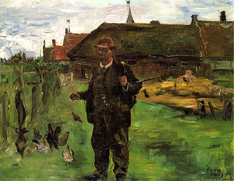 Lovis Corinth Portrat des Malers Paul Baum in Sluis oil painting picture